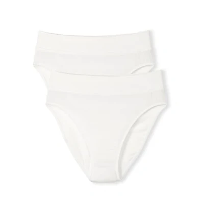 Image of CALIDA Women&#039;s Elastic duopack Slip, Opaque, White, 40 42 (pack of 2)