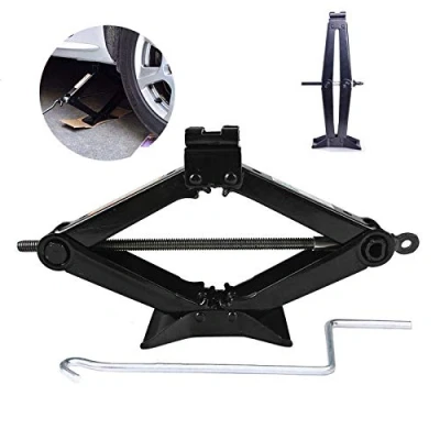 Image of DICN 2 Tonne Scissor Jack with Crank Handle Rustproof, 4.2 15 Inch, for Vauxhall Corsa/Astra/Zafira/Insignia/Meriva