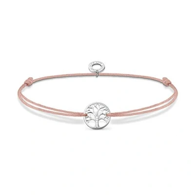 Image of Thomas Sabo Little Secret Tree of Love LS125 401 19 L20V Women&#039;s Bracelet 925 Sterling Silver, 20cm, Silver Nylon, No Gemstone