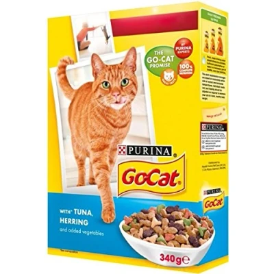 Image of Go Cat Complete Adult with Tuna, Herring &amp; Vegetables (340g) Pack of 6