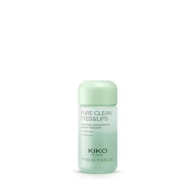Image of KIKO Milano Pure Clean Eyes&amp;Lips Mini, Mini Two Phase Make Up Remover For The Eyes And Lips