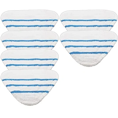 Image of SPARES2GO Washable Cover Pads Compatible with Beldray 5 in 1 9 Steam Cleaner Mop (Pack of 6)
