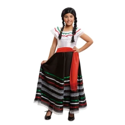 Image of My Other Me 203322 Mexican Costume for Girls, 10 12 Years (Viving Costumes 203322)