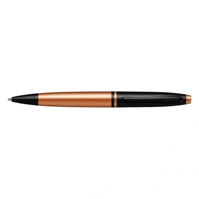 Image of Cross Calais Ballpoint Pen with Twist Mechanism Medium Line Width Black Gift Box Rose Gold/Black