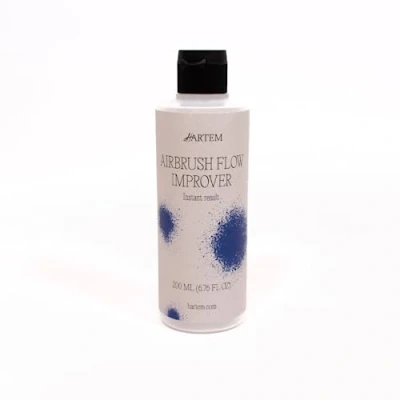 Image of Hartem Airbrush Flow Improver 200 ml (6.76 Fl Oz) with Anti Spill Stopper Reduces Surface Tension to Prevent Flashbacks and Marks Delays Drying Time