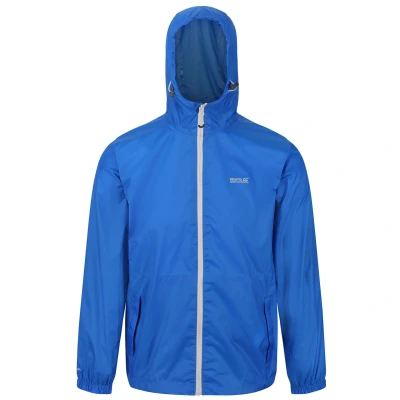 Image of Regatta Mens Pack It III Waterproof Jacket (Oxford Blue) Size Large