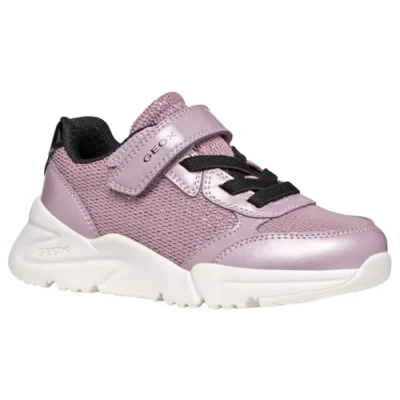 Image of Geox J Loftus Girl C Sneaker, Pink, 5 UK Child