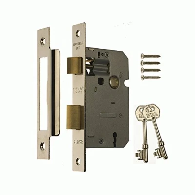 Image of ERA 573 32 473 &amp; 3 Lever Sashlock Mortice, Gold