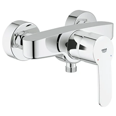 Image of GROHE Eurostyle Cosmopolitan Single Lever Shower Mixer A Wall Mounted Water Saving Chrome Tap That’S German Engineered and Easy To Clean 33590002