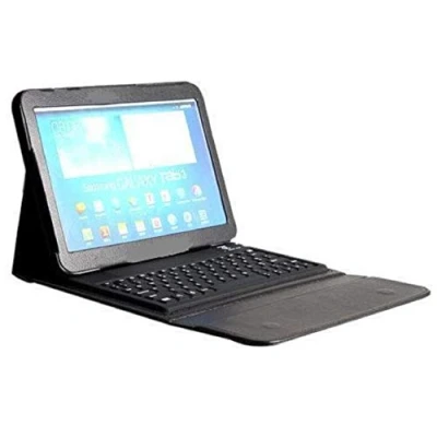 Image of L&amp;C® Bluetooth Wireless Keyboard Faux Leather Case For Samsung Tab S2 9.7&quot; T810 / T815 (Black)