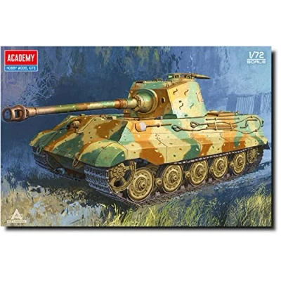 Image of ACADEMY German King Tiger Henschel Turrett, Scale 1/72, Model Kits