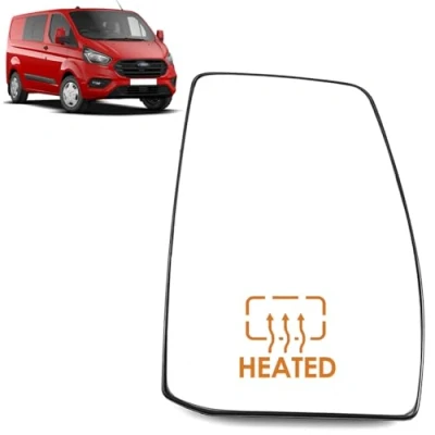 Image of ROBUST Wing Mirror Glass Heated Right Driver Side for Ford Transit Custom 2012 Onwards BK2117K740BB 1766584