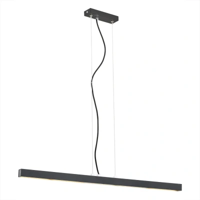 Image of Vermont Bar Pendant Ceiling Light Black Structure