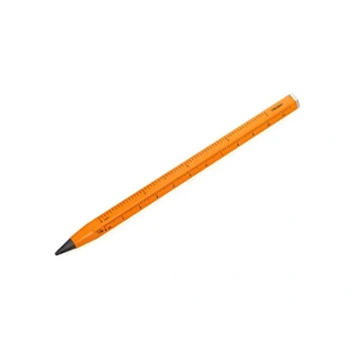 Image of Troika Construction endless PEN20/NO Multitasking pencil with sustainable writing tip unbreakable, without sharpening centimetre/inch ruler exchangeable neon orange