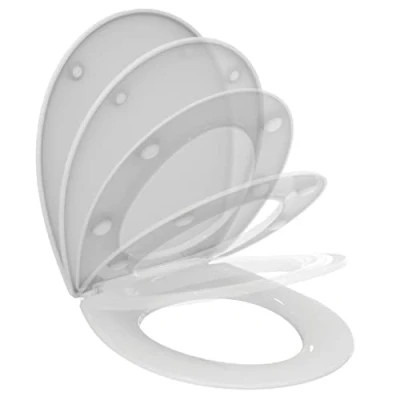 Image of Ideal Standard Universal Soft Close Toilet Seat and Cover, E131801, White