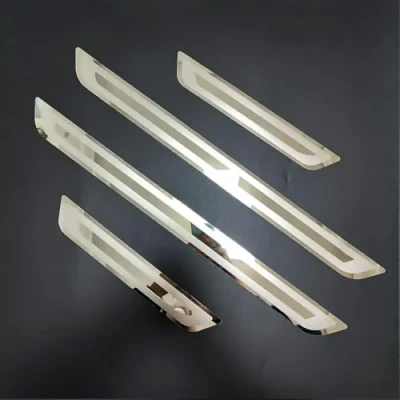 Image of IXEUYN Car Kick Plates for Nissan Qashqai j12 X Trail T33 e POWER 2022 2024, Stainless Steel Scratch Resistant Welcome Pedal Guard Door Sill Protector Strips Accessories, B