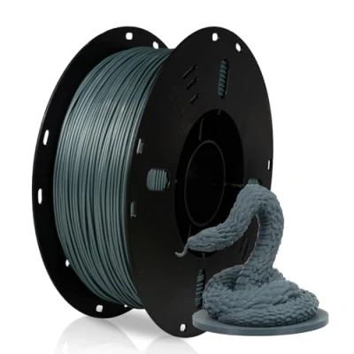 Image of FilaBees 3D Printer Filament PLA 1.75mm, Neatly Wound Printing Filaments, 1kg for Most FDM Printer, Dimensional Accuracy +/ 0.02mm, Strong Toughness, Vacuum Packaging, Grey