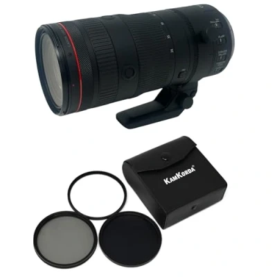 Image of KamKorda Lens Filter Kit 82mm + RF 24 105mm f/2.8L IS USM Z Camera Lens, Mount Lens/Full Frame Format, Two Nano Motors, Optical Image Stabilizer 2 Year Warranty
