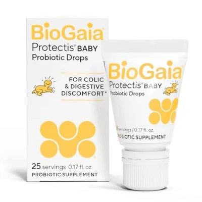 Image of BioGaia Protectis Probiotic Drops 5ml,Suitable for Newborn Babies,Balance Baby’s Gut Flora. Contains Patented L Reuteri DSM 17938