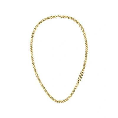 Image of Lacoste District Necklace goldcoloured, Men&#039;s, Size: One Size, Gold coloured