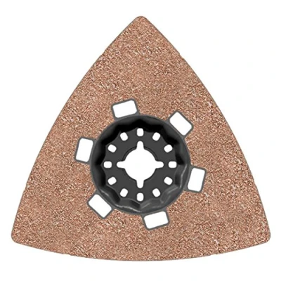 Image of Bosch 2609256F02 Sanding Plate AVZ 90 Rt4 Grit 40 Starlock Accessories, Black