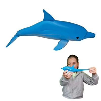 Image of Rep Pals Dolphin, stretchy Toy from Deluxebase. Super animal replicas that feel real, great for kids