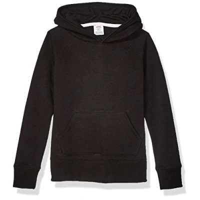 Image of Amazon Essentials Girls&#039; Pullover Hoodie Sweatshirt, Black, 6 7 Years