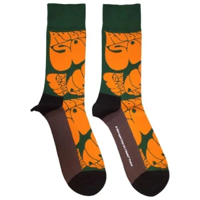Image of Rock Off officially licensed products The Beatles Rubber Soul Text Repeat Ankle Socks One Size