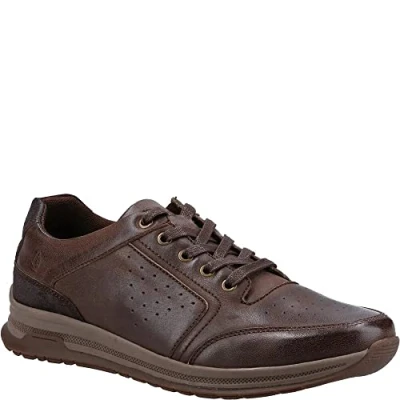 Image of Hush Puppies Men&#039;s Joseph Sneaker, Light Brown, 8 UK