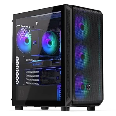 Image of ENDORFY Arx 500 ARGB 4x140mm Fans Included, Tempered Glass Side Panel, High Compatibility with Various PC Components, EY2A011
