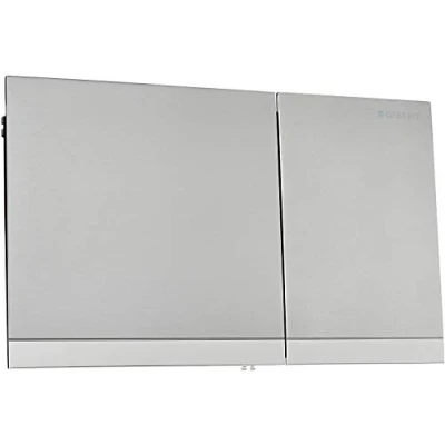 Image of Geberit 115.796.GH.1 Dual Flush Actuator Plate, Brushed Chrome