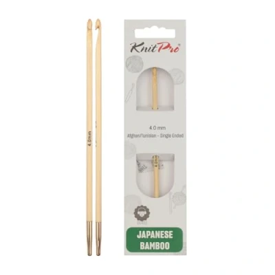 Image of KnitPro Bamboo Tunisian Crochet Hook 4.00mm 3pcs