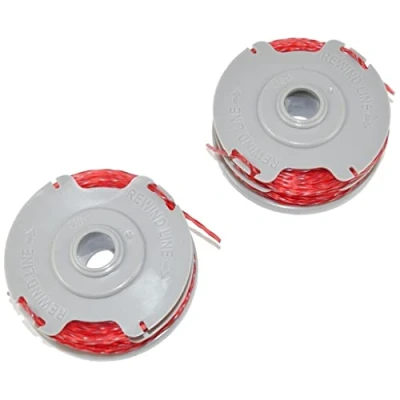 Image of Fits Flymo Power Trim PWT23 (9648641 25), Revolution 2000 (Twin) (9648574 MET230 (9648553 25) and 2300 (9648575 26) 2 x Trimmer Strimmer Spool &amp; Line