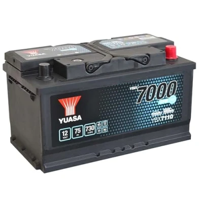 Image of Yuasa YBX7110 12V 75Ah 730A EFB Start Stop Battery