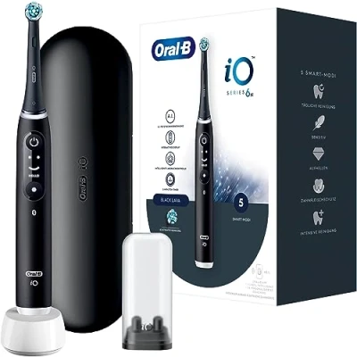Image of Oral B iO Series 6 Adulte Brosse à dents rotative Noir