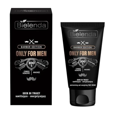 Image of Bielenda Only for Men Barber Edition Krem Nawilżająco Energetyzujący dla Mężczyzn 50ml