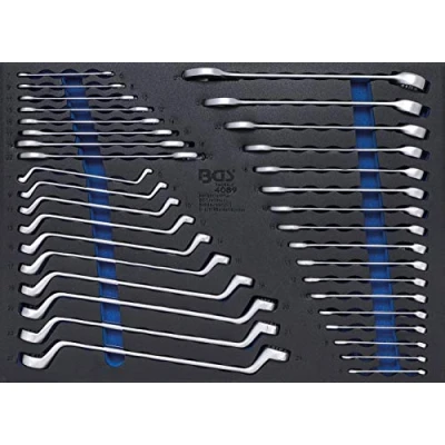 Image of BGS 4089 Tool Tray 3/3: Open End / Ring Spanners 35 pcs.