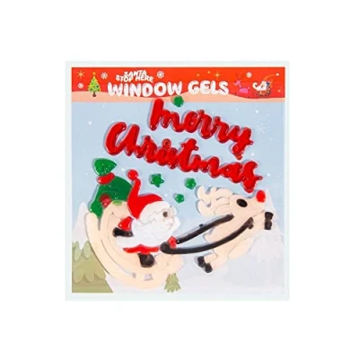 Image of Personalised Window Gels (Merry Christmas)