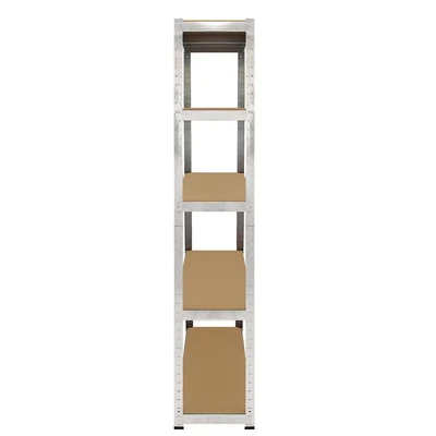 Image of Monster Racking 10 x Galwix Steel Shelving, 175kg/shelf, 90 30 180cm, 5 Tier Galvanised Storage Bays