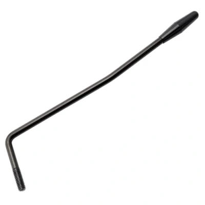 Image of Musiclily Ultra 5.8mm Thread in Style Stainless Steel Tremolo Arm Whammy Bar for Squier Strat Electric Guitar, Black with Tip