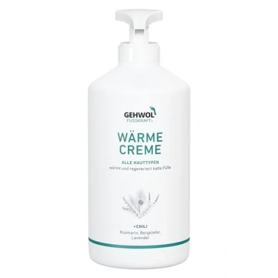 Image of Rich Emollient Foot Cream For Dry Skin Rough Kit Large Salon L 500 Ml Heating Has Effect Ideal Cold Feet Comes With Preserving Pack Dermatologically Tested