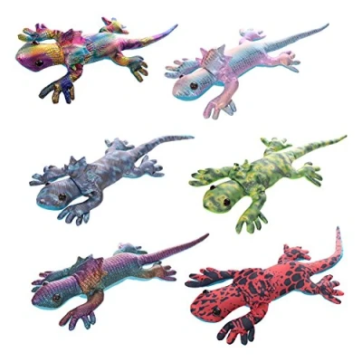 Image of Puckator Frill Neck Lizard Large Sand Animal Sea Safari Woodland Zoo Jungle Wild Animals Figures Home Office Paperweight Decor Ornaments Paper Weights Gifts For Desks Prizes Kids Students