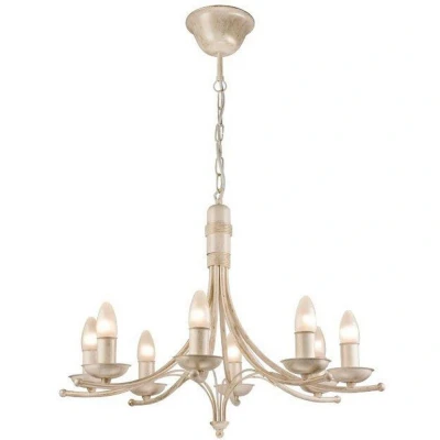 Image of Luca Traditional Chandeliers White, 8x E14