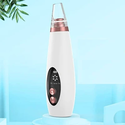 Image of Blackhead Remover Vacuum Pore Cleaner Acne Comedone Extractor Face Black head Tool Facial Cleanser Sucker Spot Pimple Whitehead Deep Suction