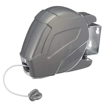 Image of Hampine Retractable Super Strong Heavy Duty Washing Line, Clothes Line 15m(50ft) and Airer Indoor Outdoor.