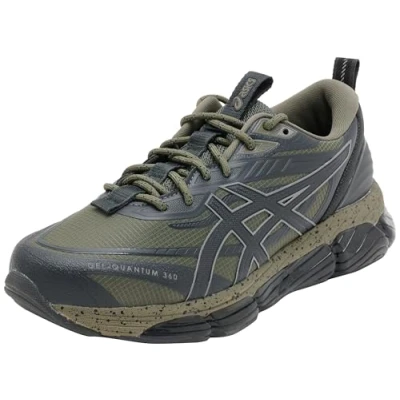 Image of Asics Sportstyle Gelquantum 360 VIII Utility Unisex Trainers, Size: 5.5, Mantle green/graphite grey Textile/synthetics