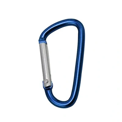 Image of 3pcs D Clip Carabiner Snap Spring Clasp Hook Keyring Locking Carabina Camping Karabiner H Small C9i3
