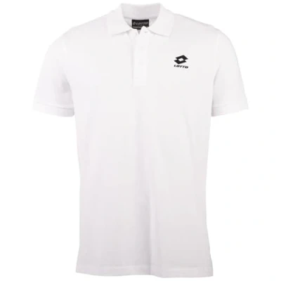 Image of LOTTO 1124003 Men&#039;s Polo Shirt, Regular Fit, Bright White, S