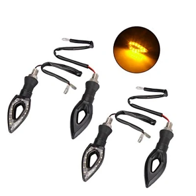 Image of Madlife Garage 4Pcs 12v LED Indicators Turn Signal Lights Universal Diamond For Motorcycle Motorbike Kawasaki harley Yamaha Off Road