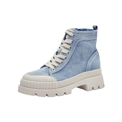 Image of Tamaris 1 25210 42 Women&#039;s Trainers Fashion Boot, Denim, 4 UK